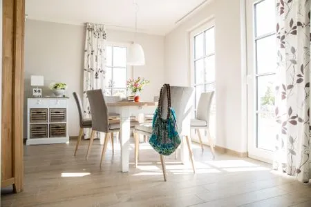 Wohnzimmer Ferienhaus Schilfrohrsänger 54