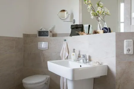 Badezimmer Ferienhaus Schilfrohrsänger 54