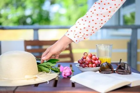 Balkon mit Bestuhlung Residenz am Strand Deichpoofe -  Wohnung 1-06