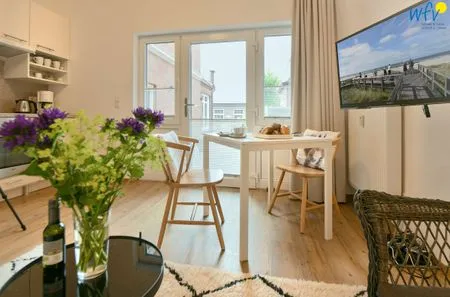 Wohnzimmer Haus Inselrose Ferienwohnung Sandröschen