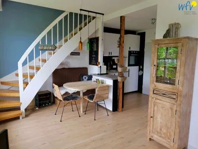 Essbereich und offene Küche Residenz am Rosengarten Ferienwohnung Atempause