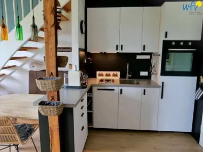 Küche / Küchenzeile Residenz am Rosengarten Ferienwohnung Atempause