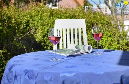 Terrasse Juist Zauber - Haus 2 Ferienwohnung Helmers