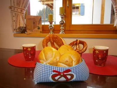 Dekoratives Detail Berg- und Seetraum - Feriendorf Via Claudia Haus 64