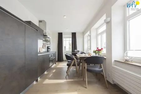 Wohnzimmer Haus Nordland Ferienwohnung Wattblick 1