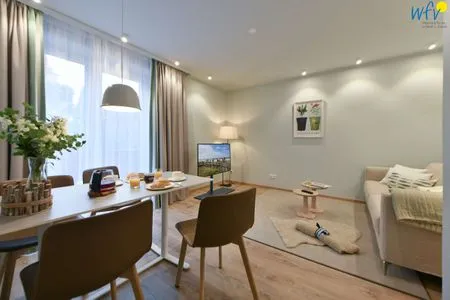 Wohnzimmer Töwerhus Ferienwohnung Krabbe