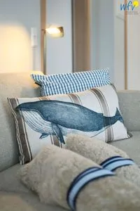 Wohnzimmer Töwerhus Ferienwohnung Sonne