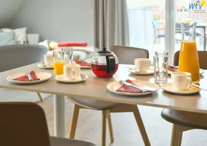 Essbereich Töwerhus Ferienwohnung Hummer