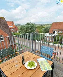 Balkon Töwerhus Ferienwohnung Auster