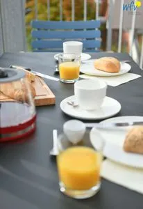 Balkon Töwerhus Ferienwohnungen Watt + Bill