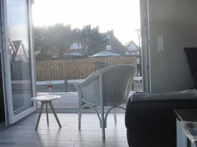 Balkon Haus Kiek in't Watt Ferienwohnung Deichrausch