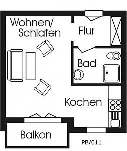 Parkblick Appartement 11