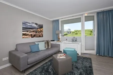 Wohnzimmer Ferienwohnung Eydum Nr. 10