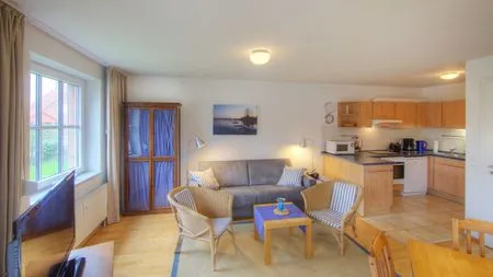 Wohnzimmer (OST16) Ferienwohnung "Wackerow"