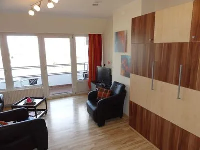 Wohnzimmer (STR74a) Ferienwohnung "Seaside Club"