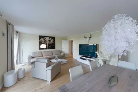 Wohnzimmer (STR92) Ferienwohnung "Gartenresidenz Strandstraße"