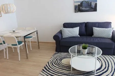 Wohnzimmer (STR123f) Ferienwohnung "Braun"