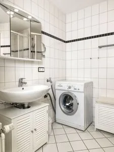 Badezimmer Landhaus am Meer Strandglück