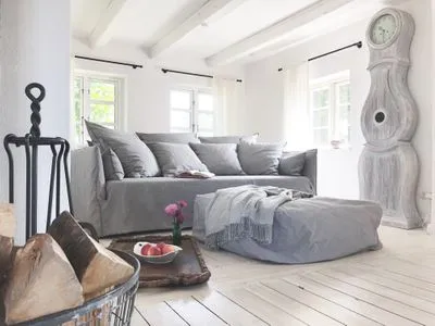 Wohnzimmer Romantische Ferien unter Reet an der Schlei - Reetdachhaus Frau Schröders - Urlaub in Ostseenähe