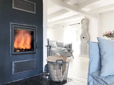 Kamin-/Ofen Romantische Ferien unter Reet an der Schlei - Reetdachhaus Frau Schröders - Urlaub in Ostseenähe