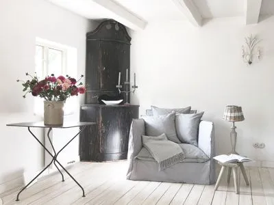 Wohnzimmer Romantische Ferien unter Reet an der Schlei - Reetdachhaus Frau Schröders - Urlaub in Ostseenähe