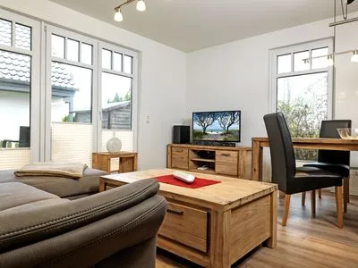 Living room Doppelhäuser zum Reetmoor Haus Friederike