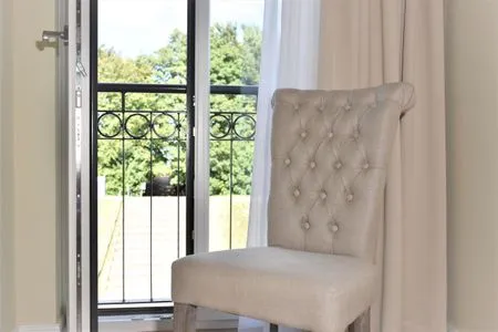 Blick aus dem Fenster Logierhaus Friedrich WE 5 - "Ostseewelle"