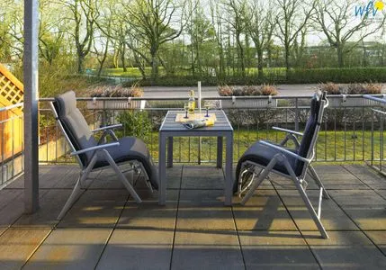 Balkon Haus Bahnhofstraße 11a Ferienwohnung "Kleine Inselliebe"