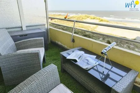 Balkon Dünenschlösschen Ferienwohnung 10