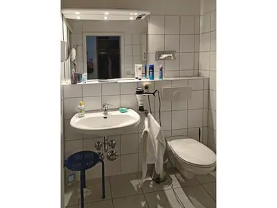 Badezimmer mit Dusche Residenz am Strand Wohnung 2-46