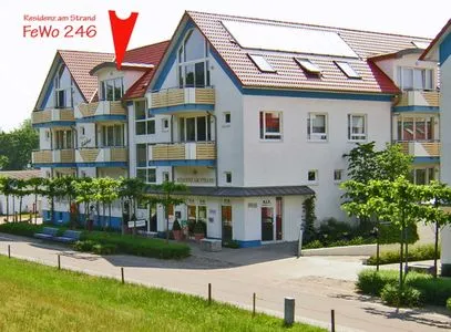 Außenansicht der Residenz am Strand Residenz am Strand Wohnung 2-46