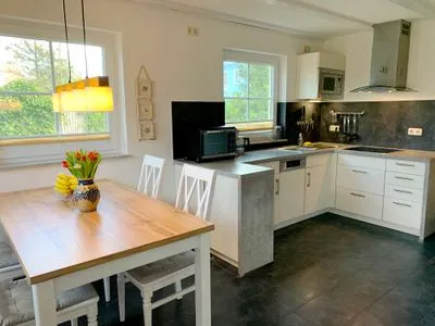 offene Küche  Strandhaus Pilgrim