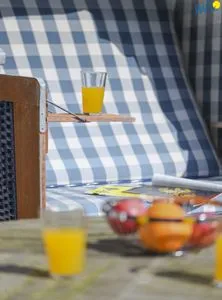 Dekoratives Detail Haus Ebbe und Flut Ferienwohnung Leegwater