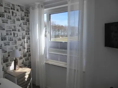 Blick aus dem Schlafzimmerfenster Residenz am Strand Wohnung 2-36