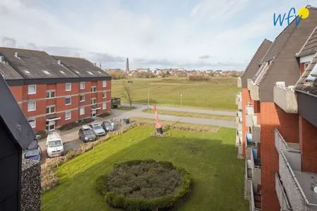 Balkon Holiday Residenz II Ferienwohnung Borkumer Abendsonne