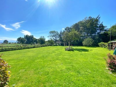 Groß Stresow - Irmi´s Kate - Ferienhaus und Doppelhaushälfte mit großem Garten