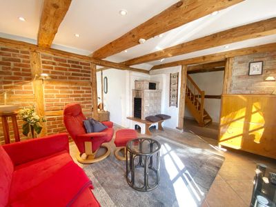 Groß Stresow - Irmi´s Kate - Ferienhaus und Doppelhaushälfte mit großem Garten