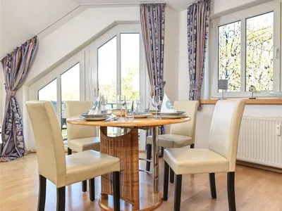 Wohnzimmer Haus Seeblick Maritim