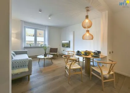 Wohnzimmer Alte Feuerwache Ferienwohnung 8