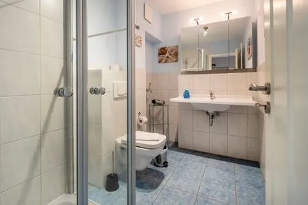 Badezimmer Dusche  Villa Carpe Diem Wohnung 6