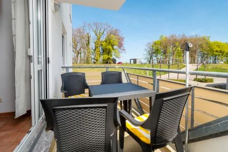 Balkon mit Bestuhlung Residenz am Strand Wohnung 2-29