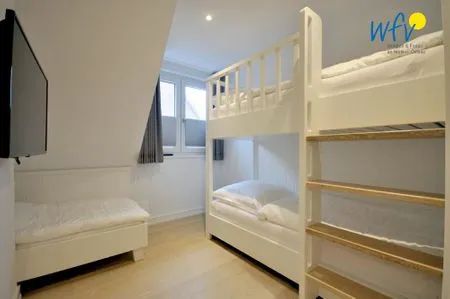 Schlafzimmer Achterhus Ferienwohnung Inseltraum