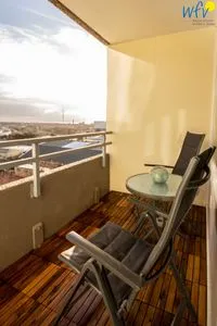 Balkon Ferienhaus Seeblick Ferienwohnung 85