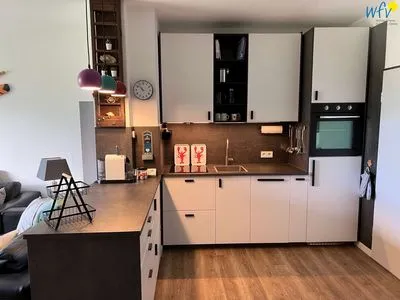 Küche / Küchenzeile Residenz am Rosengarten Ferienwohnung große Atempause