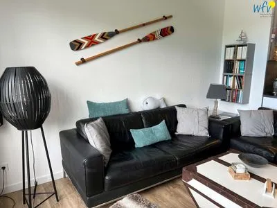 Wohnzimmer Residenz am Rosengarten Ferienwohnung große Atempause