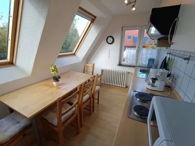 Küche / Küchenzeile Haus Greune Stee Weg 11 Ferienwohnung Möwe