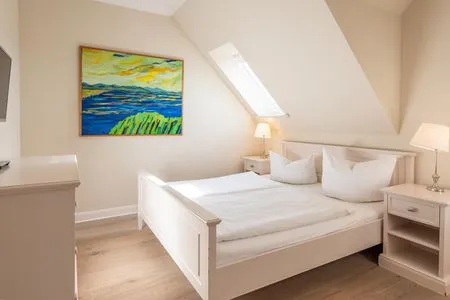Schlafzimmer Villa Meerglück, App. 5