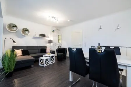 Wohnzimmer Ferienwohnung "Strandhaus Möwenberg App. 11"
