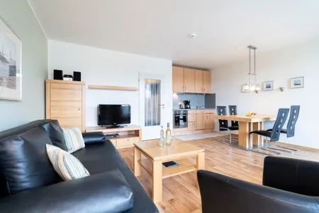 Wohnzimmer Wohnpark am Mühlenteich Ferienwohnung Nr. 32