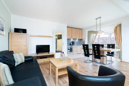 Wohnzimmer Wohnpark am Mühlenteich Ferienwohnung Nr. 34